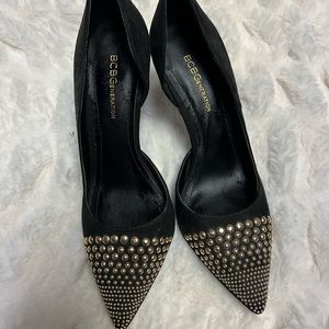 BCBG Heels Suede with Studs